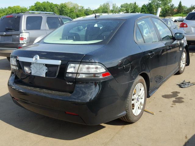 YS3FA4CY0B1310820 - 2011 SAAB 9-3 2.0T BLACK photo 4