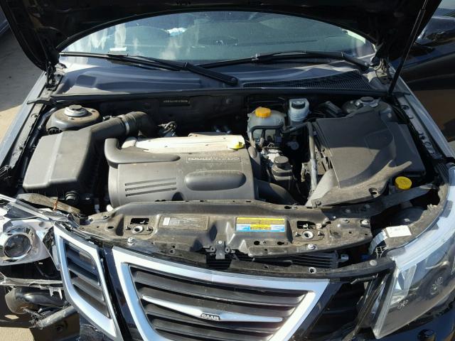 YS3FA4CY0B1310820 - 2011 SAAB 9-3 2.0T BLACK photo 7