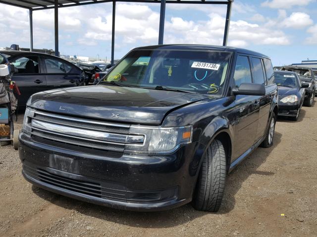 2FMGK5B82EBD35626 - 2014 FORD FLEX SE BLACK photo 2