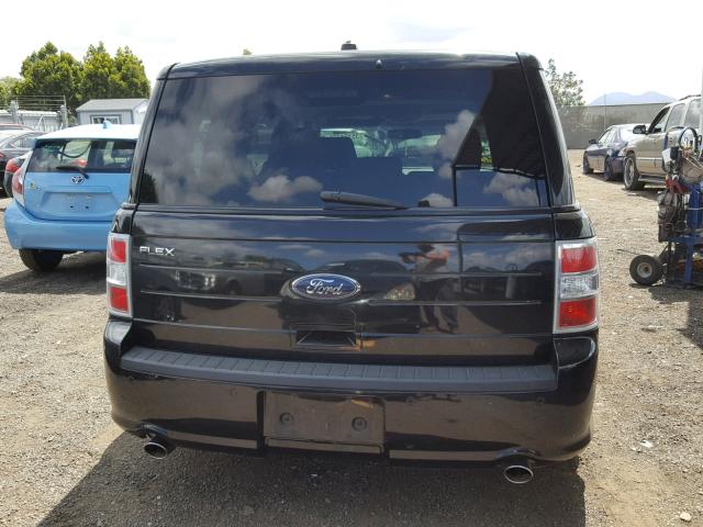 2FMGK5B82EBD35626 - 2014 FORD FLEX SE BLACK photo 9