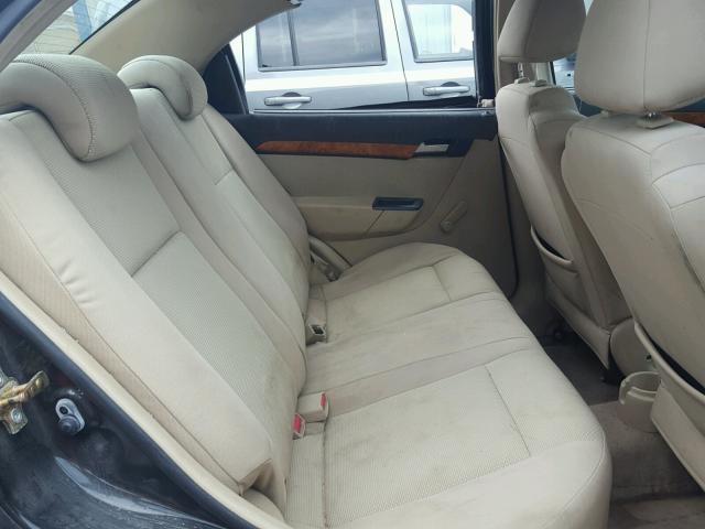 KL1TD56677B076461 - 2007 CHEVROLET AVEO BASE Noir photo 6