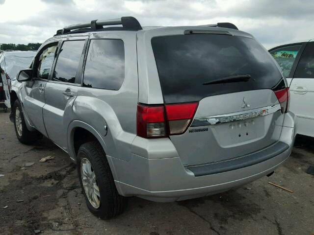 4A4JN2AS2BE019486 - 2011 MITSUBISHI ENDEAVOR L SILVER photo 3