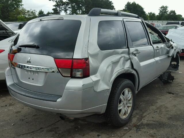 4A4JN2AS2BE019486 - 2011 MITSUBISHI ENDEAVOR L SILVER photo 4