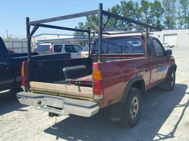 1N6HD16Y3PC404975 - 1993 NISSAN TRUCK KING RED photo 4