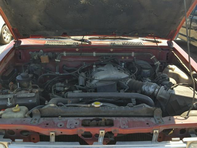 1N6HD16Y3PC404975 - 1993 NISSAN TRUCK KING RED photo 7