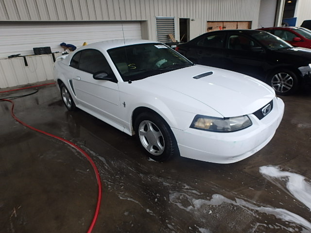 1FAFP40402F184684 - 2002 FORD MUSTANG WHITE photo 1