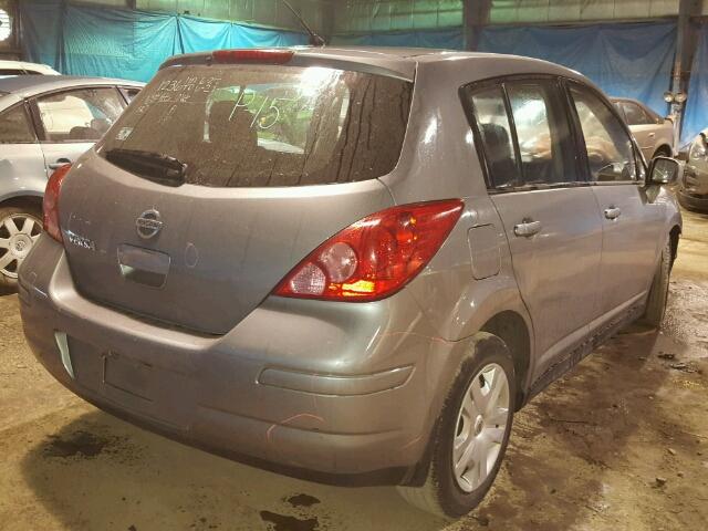 3N1BC1CP8CK259642 - 2012 NISSAN VERSA S SILVER photo 4