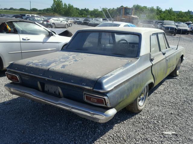 3141152338 - 1964 PLYMOUTH BELVEDERE BLUE photo 4