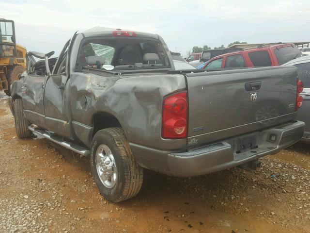 3D7KR28A98G105589 - 2008 DODGE RAM 2500 S GRAY photo 3