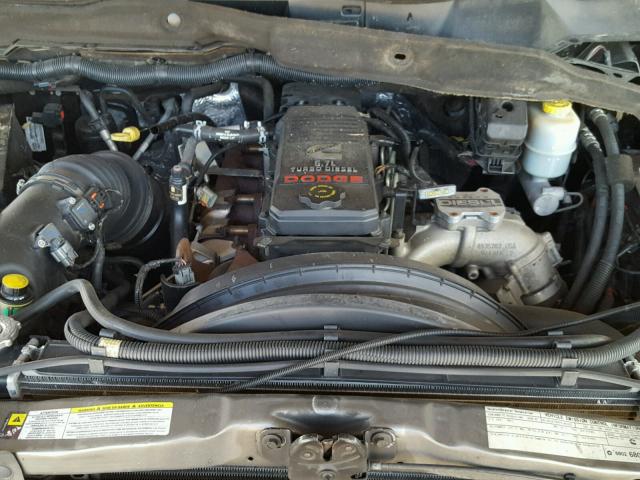 3D7KR28A98G105589 - 2008 DODGE RAM 2500 S GRAY photo 7