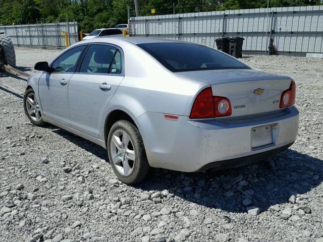 1G1ZA5E03AF106007 - 2010 CHEVROLET MALIBU LS ვერცხლისფერი ფოტო 3