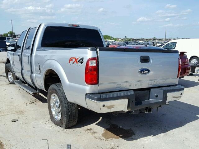 1FT7W2BTXEEA03269 - 2014 FORD F250 SUPER SILVER photo 3