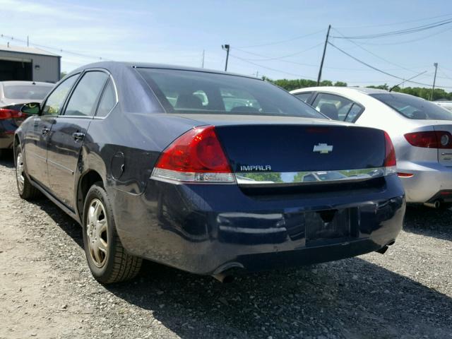 2G1WS55R679371147 - 2007 CHEVROLET IMPALA POL BLUE photo 3