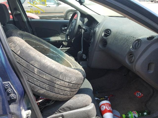 2G2WP522251354586 - 2005 PONTIAC GRAND PRIX BLUE photo 5