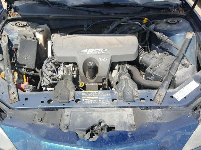 2G2WP522251354586 - 2005 PONTIAC GRAND PRIX BLUE photo 7