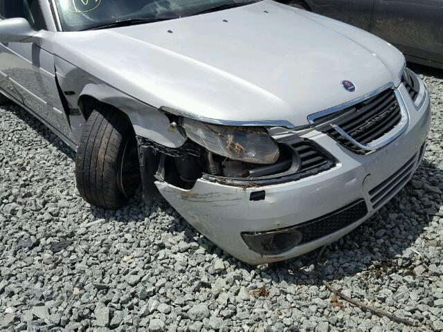 YS3ED49G883514151 - 2008 SAAB 9-5 2.3T SILVER photo 9