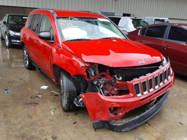 1C4NJCBA9GD775247 - 2016 JEEP COMPASS SP RED photo 1