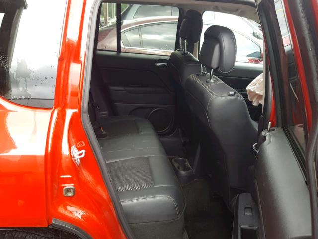 1C4NJCBA9GD775247 - 2016 JEEP COMPASS SP RED photo 6