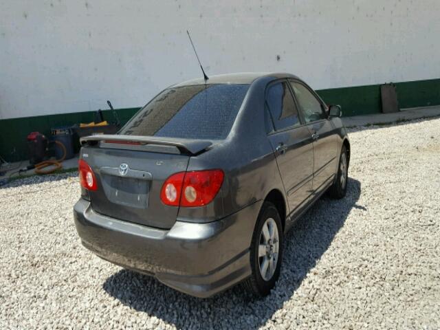 1NXBR30E06Z760132 - 2006 TOYOTA COROLLA CHARCOAL photo 4