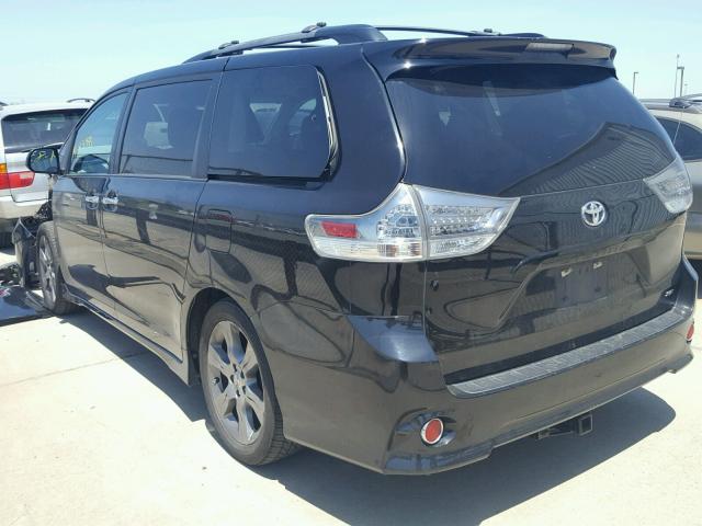 5TDXK3DCXES423980 - 2014 TOYOTA SIENNA SPO BLACK photo 3