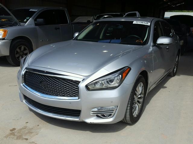 JN1BY1PP7FM600643 - 2015 INFINITI Q70L 3.7 SILVER photo 2