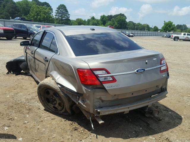 1FAHP2M87DG124148 - 2013 FORD TAURUS POL BEIGE photo 3