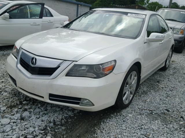 JH4KB2F66AC001355 - 2010 ACURA RL WHITE photo 2