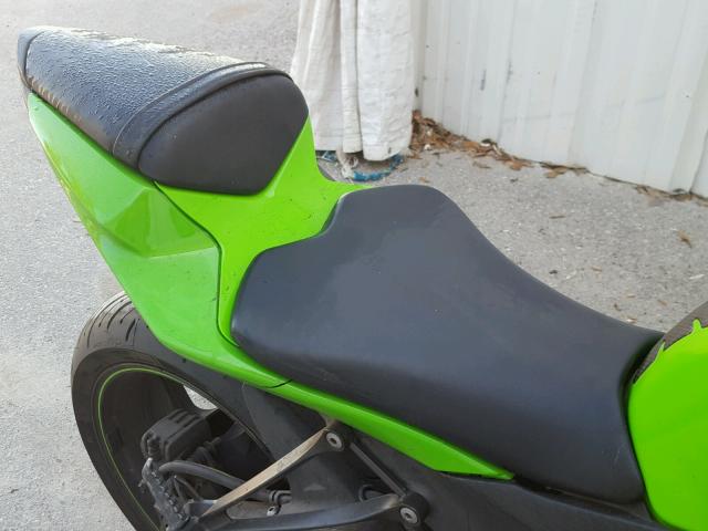 JKAZX4R129A009130 - 2009 KAWASAKI ZX600 R GREEN photo 6