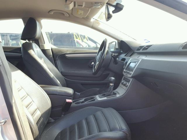 WVWNN7AN6BE705997 - 2011 VOLKSWAGEN CC SPORT SILVER photo 5