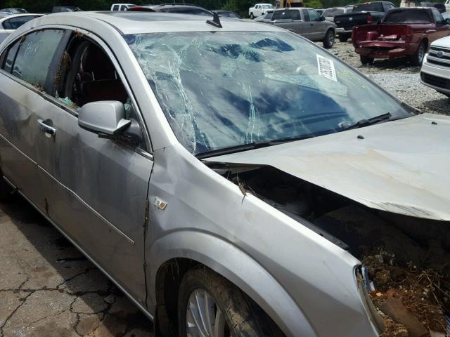 1G8ZV57798F167274 - 2008 SATURN AURA XR SILVER photo 9