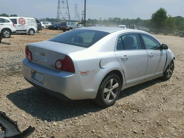 1G1ZC5EU2BF146691 - 2011 CHEVROLET MALIBU 1LT SILVER photo 4