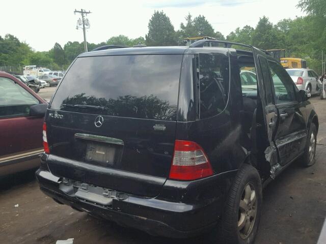 4JGAB75E02A330984 - 2002 MERCEDES-BENZ ML 500 BLACK photo 9