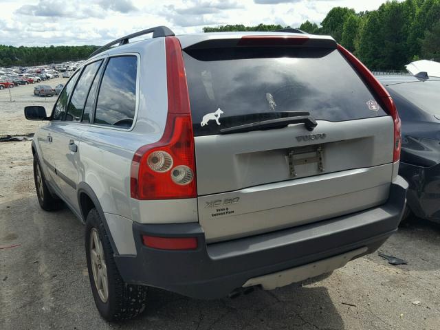 YV1CY592X51164326 - 2005 VOLVO XC90 SILVER photo 3