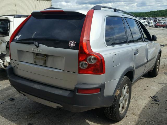 YV1CY592X51164326 - 2005 VOLVO XC90 SILVER photo 4