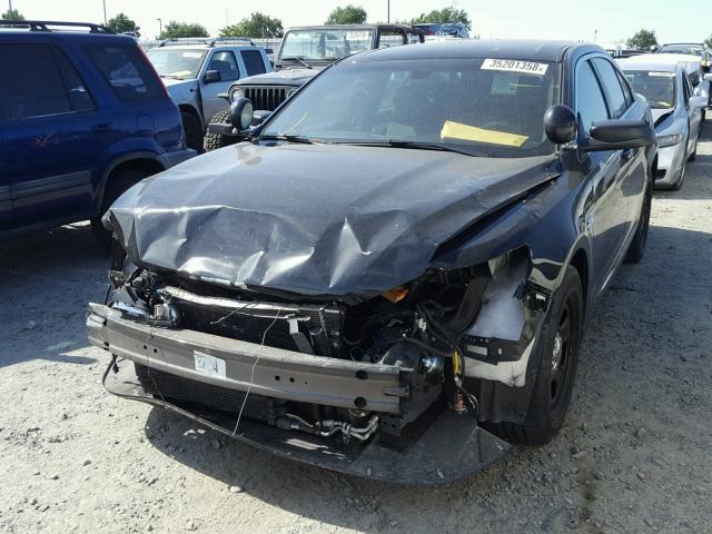 1FAHP2M83DG204644 - 2013 FORD TAURUS POL BLACK photo 2