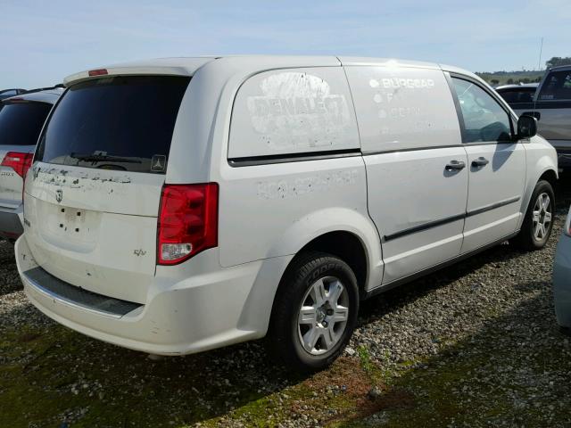 2C4JDGAG7CR265411 - 2012 DODGE RAM VAN WHITE photo 4