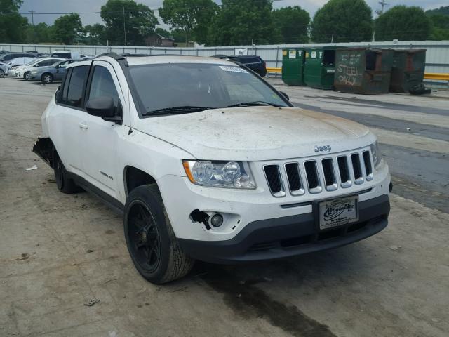 1C4NJDCB9CD649882 - 2012 JEEP COMPASS LI WHITE photo 1