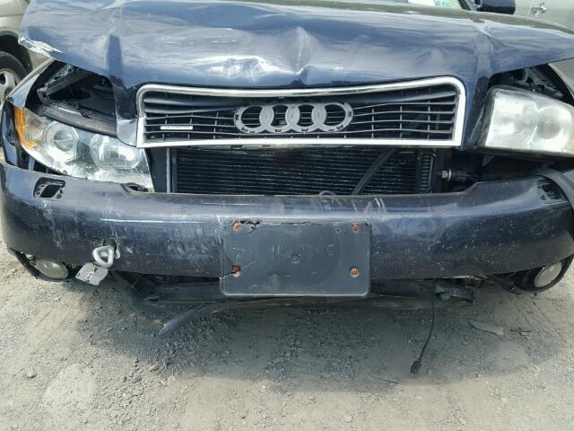 WAULC68E53A158658 - 2003 AUDI A4 1.8T QU BLUE photo 7