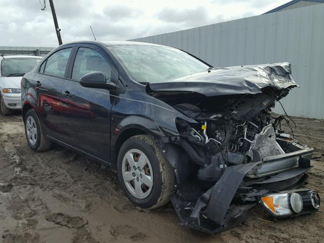 1G1JA5SH7F4136475 - 2015 CHEVROLET SONIC LS 黑色 照片 1