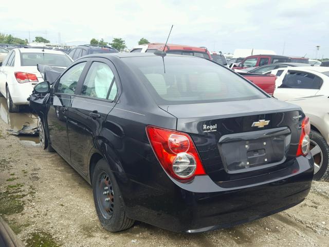 1G1JA5SH7F4136475 - 2015 CHEVROLET SONIC LS 黑色 照片 3