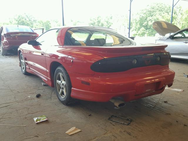 2G2FS22K622124679 - 2002 PONTIAC FIREBIRD RED photo 3