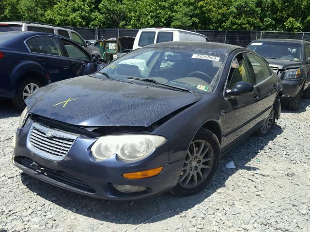 2C3HE66G92H141728 - 2002 CHRYSLER 300M BLUE photo 2