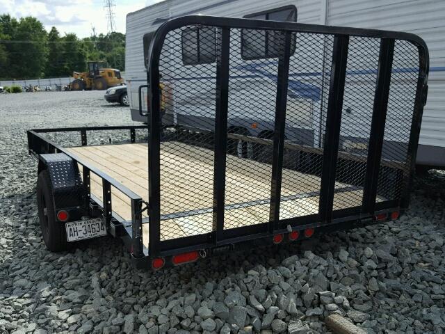 3CVU81414J2190524 - 2018 UTILITY TRAILER BLACK photo 3