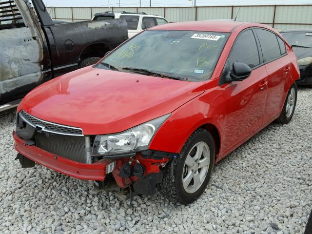 1G1PA5SH6E7222061 - 2014 CHEVROLET CRUZE LS RED photo 2