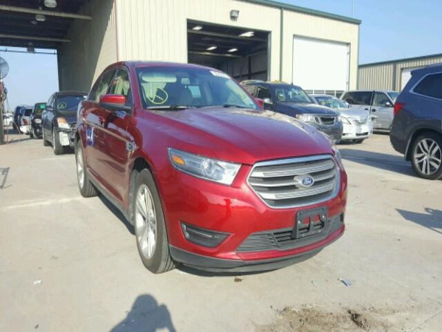 1FAHP2E86FG202971 - 2015 FORD TAURUS SEL RED photo 1