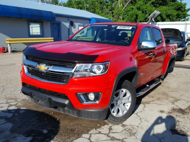 1GCGSCE35G1327107 - 2016 CHEVROLET COLORADO L RED photo 2