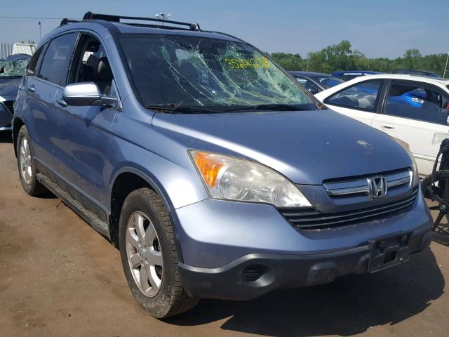 JHLRE48787C078474 - 2007 HONDA CR-V EXL SILVER photo 1