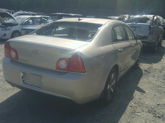 1G1ZC5E17BF301337 - 2011 CHEVROLET MALIBU 1LT 金色 照片 4