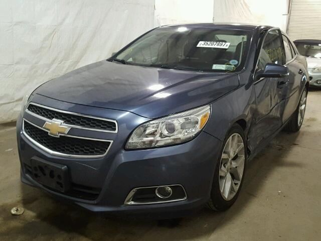 1G11C5SA1DF314315 - 2013 CHEVROLET MALIBU 1LT BLUE photo 2