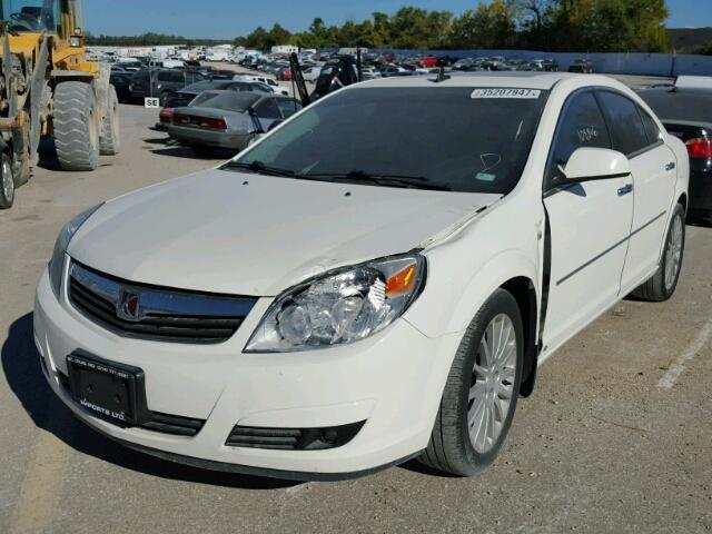 1G8ZV57738F234774 - 2008 SATURN AURA XR WHITE photo 2